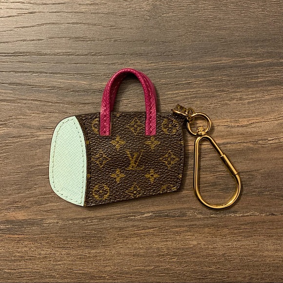 ❌SOLD❌ Louis Vuitton Monogram Porte Cles BB Speedy Key Ring Bag Charm - Picture 4 of 6